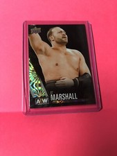 QT MARSHALL  AEW PYRO parallel CARD NUMBER # 10 2021 First Edition Upper Deck