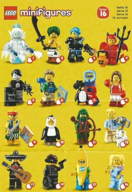 LEGO 71013 Collectable Minifigure Series 16 Complete Your Set Or 