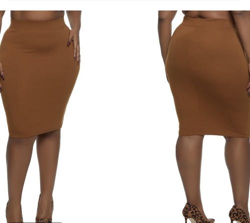 Bold Elements Sz XS knee-length skirt summer bronze