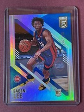 2020-21 ELITE BASKETBALL BASE SP #/299 ROOKIE SABEN LEE DETROIT PISTONS