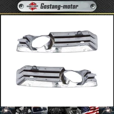 Front Bumper Fog Light Cover Chrome Trim For Chrysler 2005 -2010 300  56434 R+H