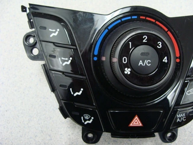 Hyundai Veloster 2012-2017 calentador aire acondicionado control climático manual brillante Foto 2 de 4