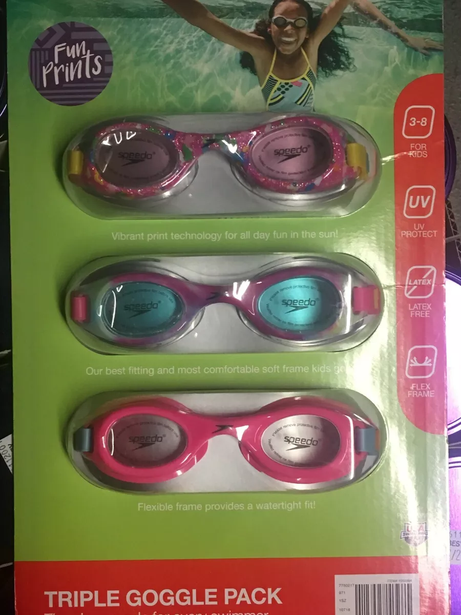 Speedo youth sale goggles 3 pack
