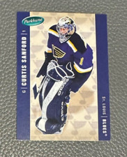 2005-06 Parkhurst Blues Hockey Card #418 Curtis Sanford