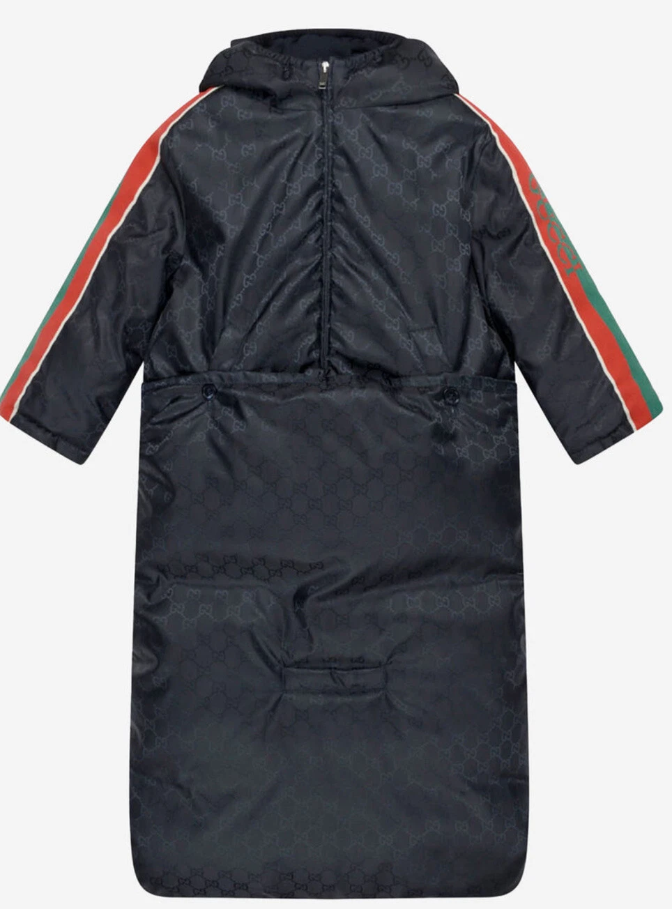 Nuovo Gucci Baby Boy 6 9m Giacca Blu E Manicotto Jacquard Set Lusso $1290