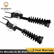 2X Front Air Suspension to Coil Spring Struts w/ADS Fit Mercedes W164 X164 ML350