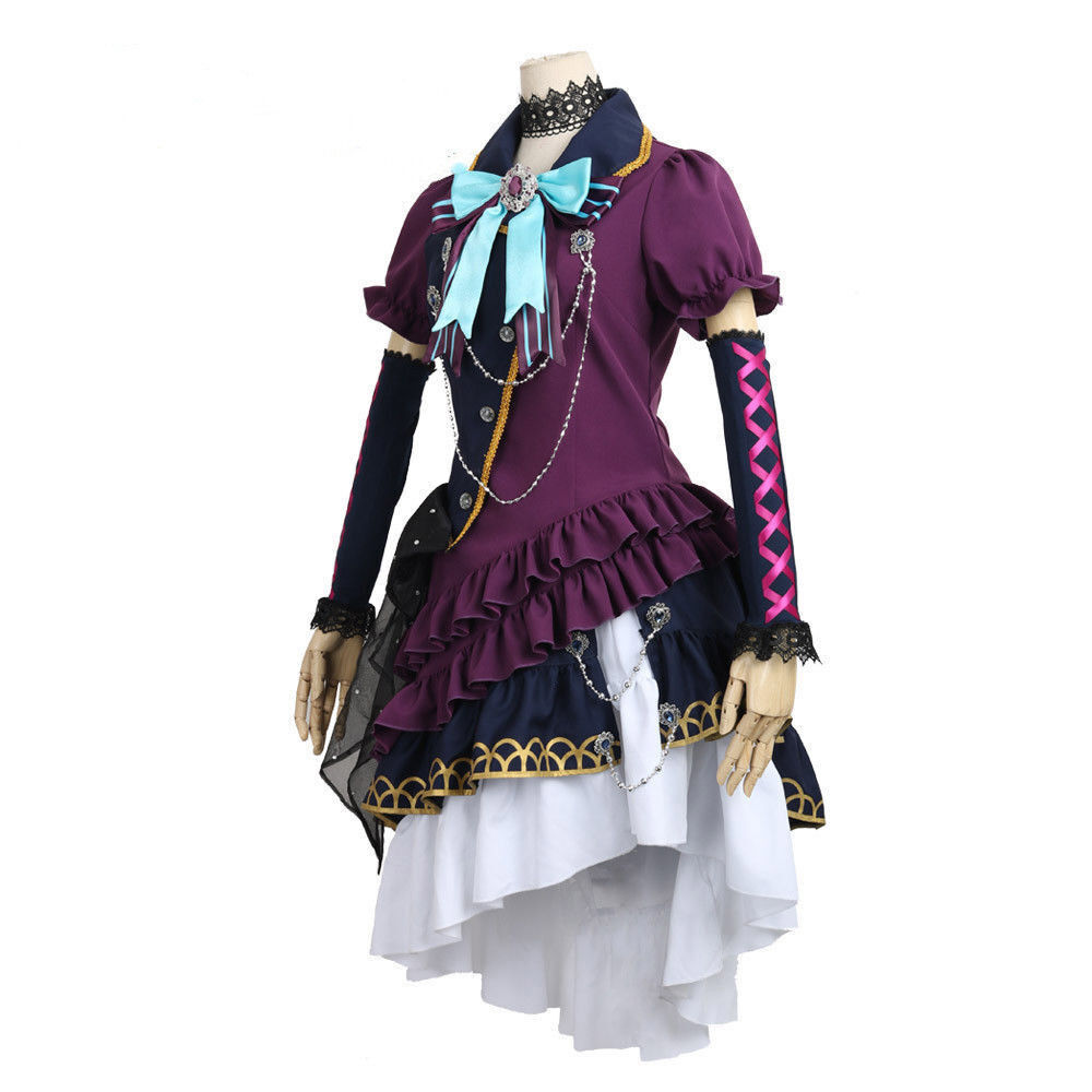 BanG Dream! Roselia コスプレ BanG Dream ! Roselia Minato Yukina 3th Live Cosplay Costume