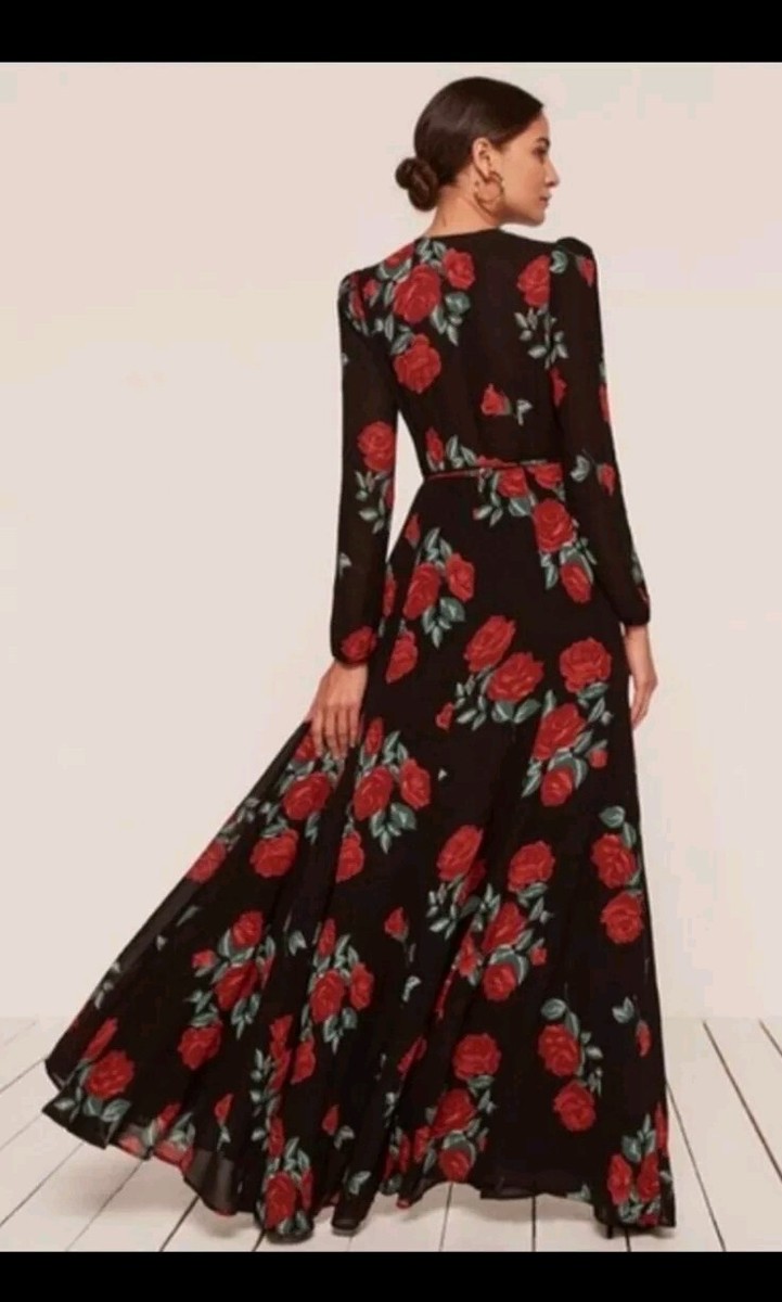 REFORMATION Milan Dress In Hera Floral Print XS NWT