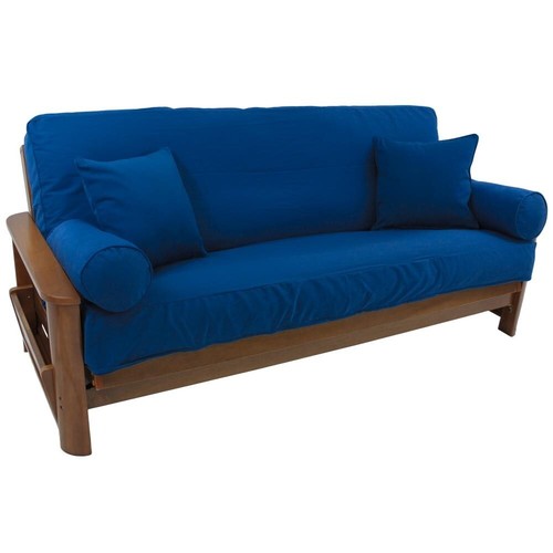 Full Size Solid Color Twill Futon Cover, (20 Colors) 2 pillows & 2 Bolsters - Picture 41 of 52