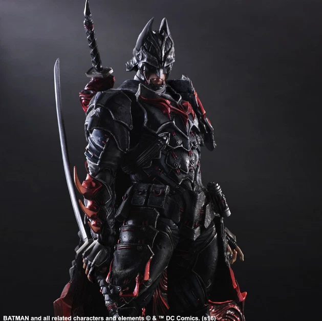 Play Arts Kai Caballero Oscuro Batman Bushido Samurai Figura de Acción Estatua PVC Juguete  Foto 2 de 4