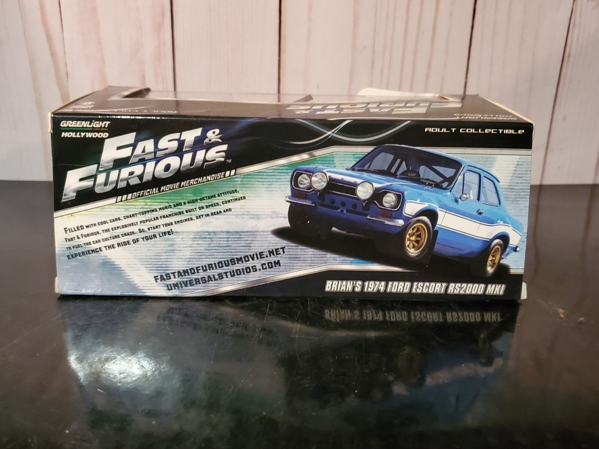Greenlight Fast & Furious Movie Brian's 1974 Ford Escort RS2000