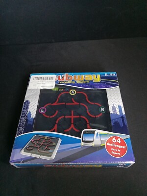 Metroville Board Game Subway Connecting Stations Logic SG320 2008 Smart Games 