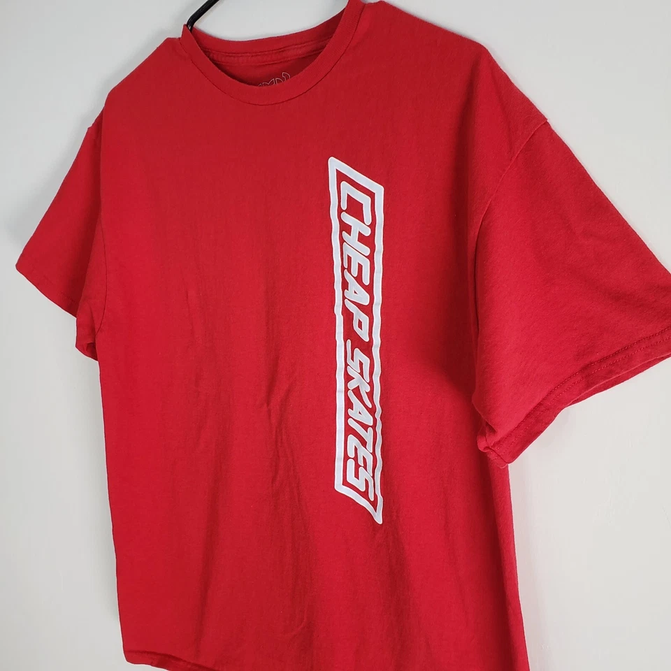 CCS Patines Baratos Manga Corta Camiseta Para Hombre Grande Rojo Monopatín 0424 Foto 2 de 4