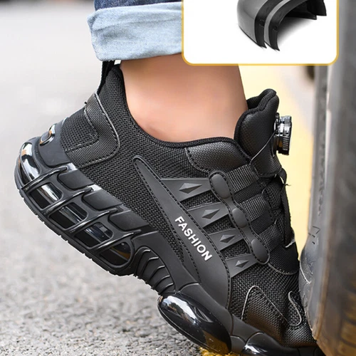 Herren Leichte Sicherheitsschuhe Stahlkappe Arbeitsschuhe S3 Sport Sneaker 37-48 - Bild 4 von 14