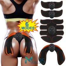 Rechargeable EMS Abdominal Muscle Arms Hips Toning Trainer Patch ABS Stimulator