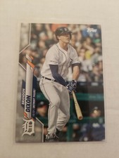 2020 Topps Update Brandon Dixon #U-135 Advanced Stat Parallel 155/300 Tigers