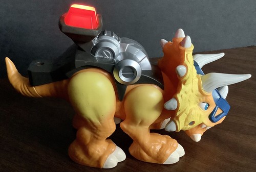 Hasbro Playskool Heroes Chomp Squad Dinosaurio Oficial Bloqueo Triceratops *FUNCIONA* - Imagen 4 de 6
