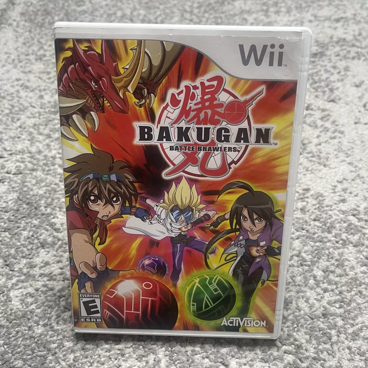 Bakugan Battle Brawlers Video Game Nintendo Wii Activision NO