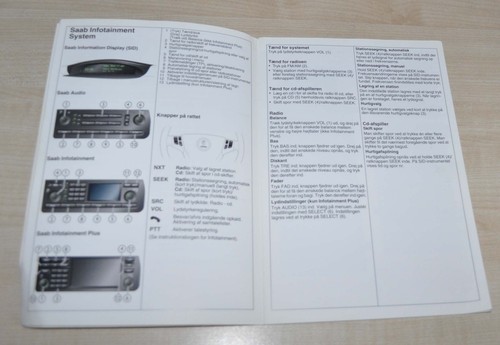 Manual de seguridad y guía rápida en el automóvil Saab 9-3 folleto folleto de Suecia - Imagen 4 de 8