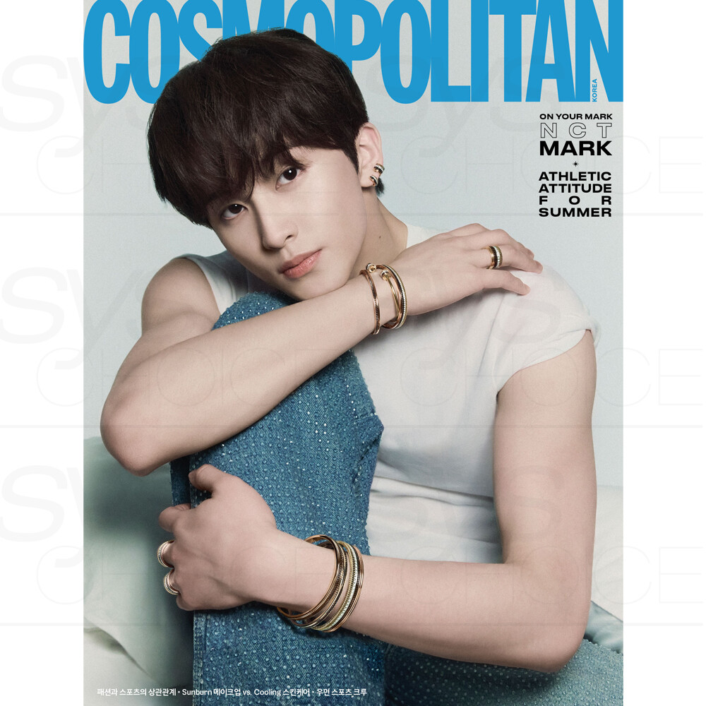コスモポリタン　nctマーク NCT MARK COSMOPOLITAN KOREA Magazine 2024 June NCT MARK Coverman +