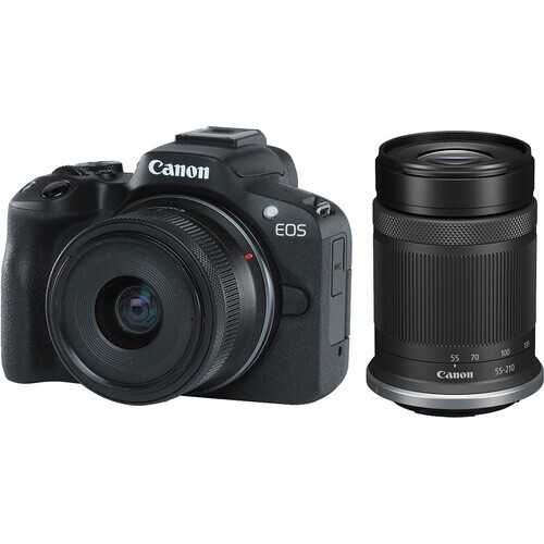 【美品】Canon EOS R50 18-45mm＋sigmaレンズ付 Canon EOS R50 High-Resolution Mirrorless Camera with 18-45mm