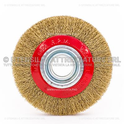 Spazzola Circolare In Acciaio Per Mola Da Banco - Foto 9
