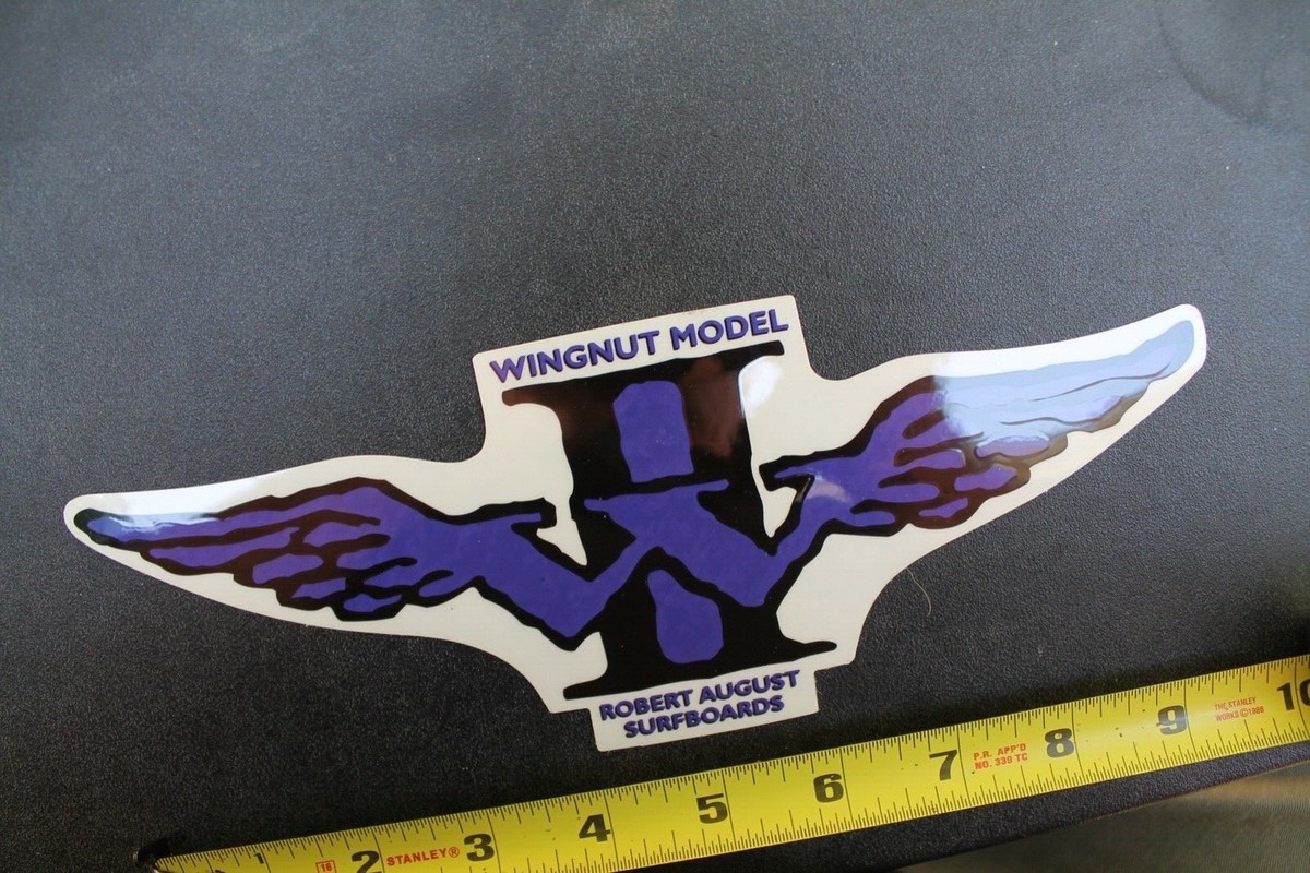 Robert August Surfboards Wingnut 2 Longboard 80's V37C Vintage