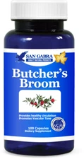 Butchers Broom, All Natural, Improves Blood Circulation, Cramps and Itching
