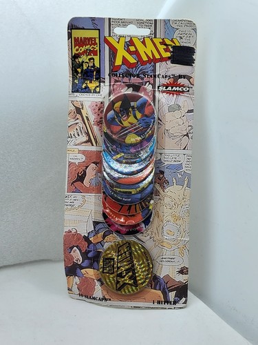 Slamco Marvel Comics X-Men Slam Caps 1994, Unopened Package - Picture 1 of 8