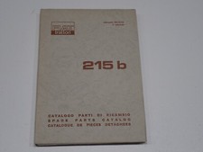 FIAT TRATTORE 215 B CATALOGO PARTI DI RICAMBIO 1968