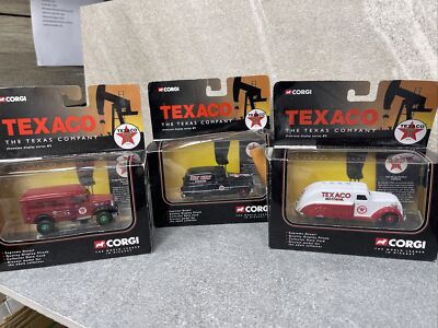 3 x Corgi CS90002 Texaco Motoröl Diecast Modelle 2001