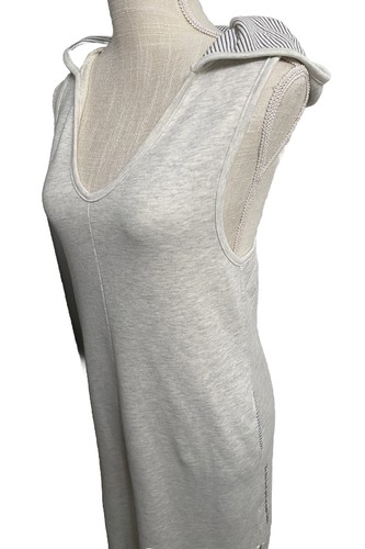 AVOCADO Womens Gray Hooded Side Slit Midi Length Tank Dress Size XS Athleisure - Afbeelding 3 van 11