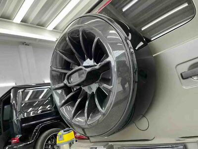 FITS FOR MERCEDES BENZ G CLASS W463 W464 G63 DRY CARBON FIBER SPARE TIRE COVER