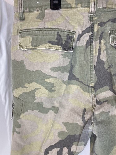 U.S. Polo Assn Heritage Camo Cargo Shorts Herren 36 braun Vintage Militär Taschen - Bild 9 von 10