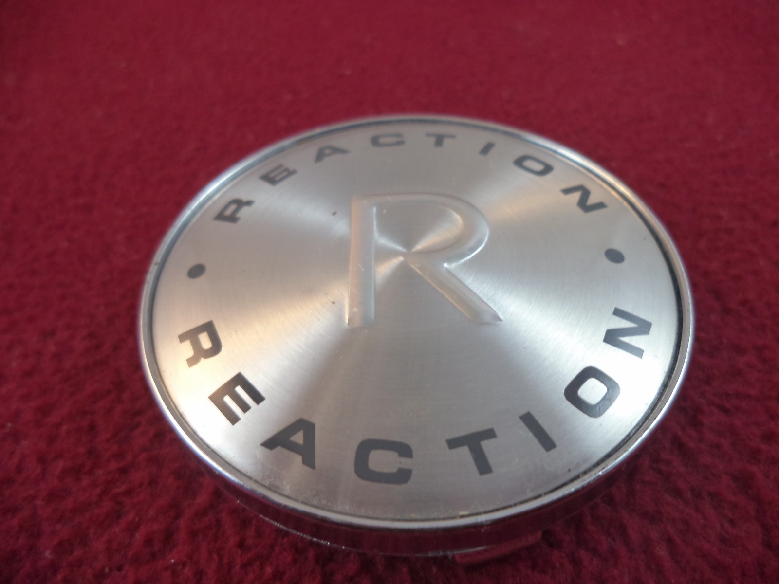 Reaction Wheels Silver Custom Wheel Center Cap ONE CAP