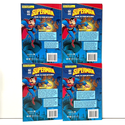 DC Comics Super Heroes 4 Book Bundle Set of 4 Superman Children's Stories - Picture 2 of 4
