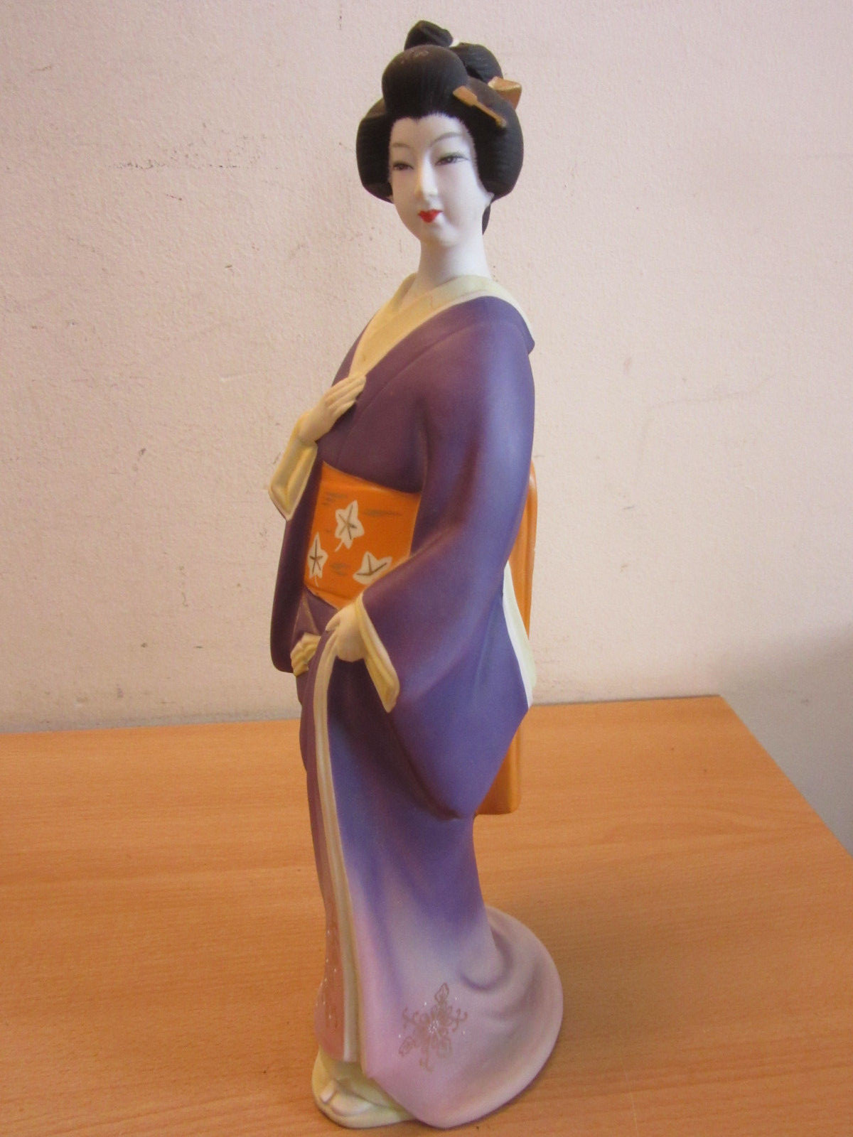 Antique Seyei fine Porcelain JAPAN Geisha woman hand painted decanter