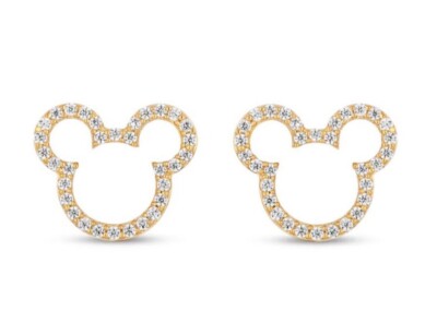 14kt gold Plated Disney Mickey Mouse Disneyland Earrings Jewelry