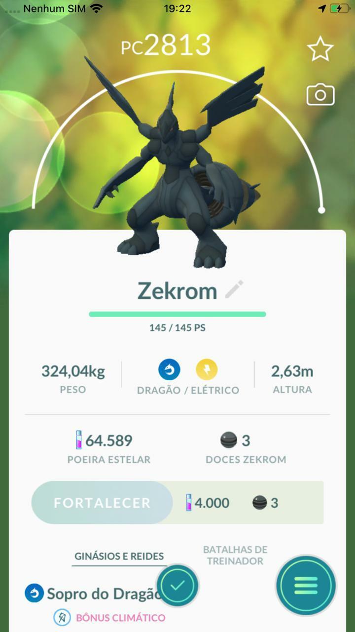 Mavin  Pokemon Go TRADE - Zekrom Lv25 Weather Boosted !! 30 Days  Friendhship bonus !