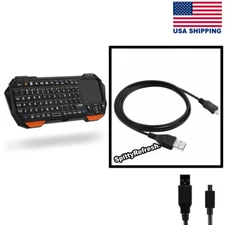 Fosmon Mini Bluetooth Keyboard Wireless USB Power Cable Transfer Replacement