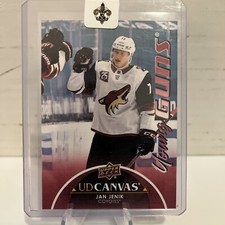 2021-22 Upper Deck Young Guns Canvas Jan Jenik Rookie Card #c97 Hockey
