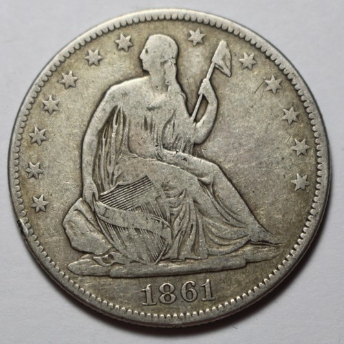 1861 O Seated Half Dollar M1649