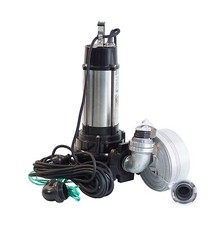 IBO VORTEX Tauchpumpe Abwasserpumpe VOX 50-1,5 1,5kW 36000L/h + 30m C-Schlauch