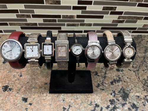 Lot Of 8 Hugo Quartz And Geneva Watches, Need Batteries