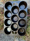 Vintage GRISWOLD Cast Iron NO 10 Popover Muffin Pan 949B Erie PA USA 11Cup EXC!