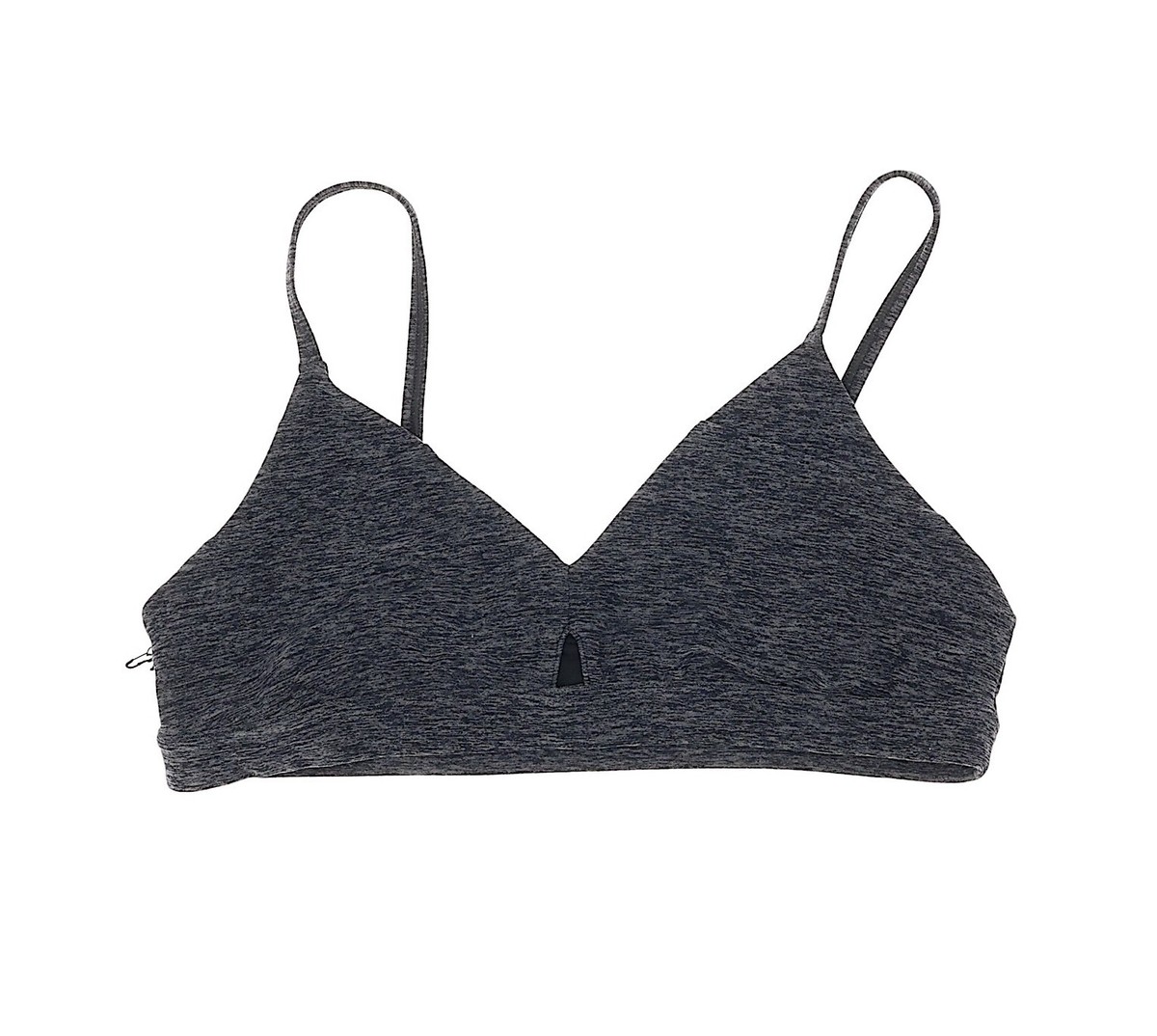 Alo L11661 Womens Dark Heather Grey Alosoft Lounge Sports Bra Size
