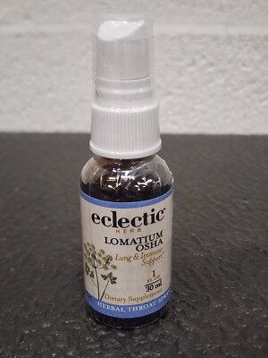 Eclectic Herb Lomatium Osha Lung & Immune Support Spray 1oz 30ml