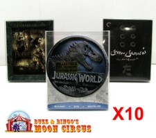 10x BLU-RAY 4K UHD MOVIE - OVERSIZED BOX SET SIZE B4O C - CLEAR PROTECTIVE BOX