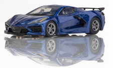 22094 AFX MEGA G PLUS 2022 CORVETTE C8 RIPTIDE BLUE HO SCALE