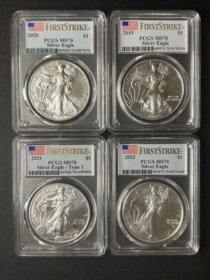 American Eagle MS 70 Graded 2019 Silver Bullion Coins Just Listed 2026